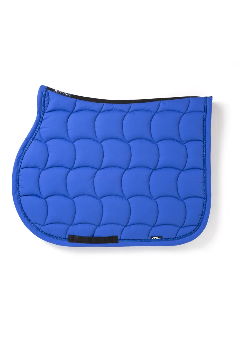 Anna Scarpati Quiri 39 Saddle Pad Jump Blue Silk